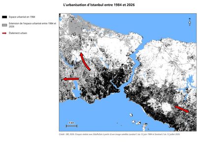 Croquis. L&rsquo;urbanisation d&rsquo;Istanbul entre 1984 et 2026